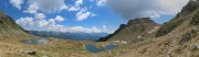 66 Vista panoramica sui Laghi di Ponteranica salendo alla Bocchetta Triomen